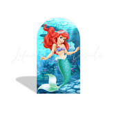 Mermaid arch Birthday Party Arch Backdrop Wall Cloth Cover